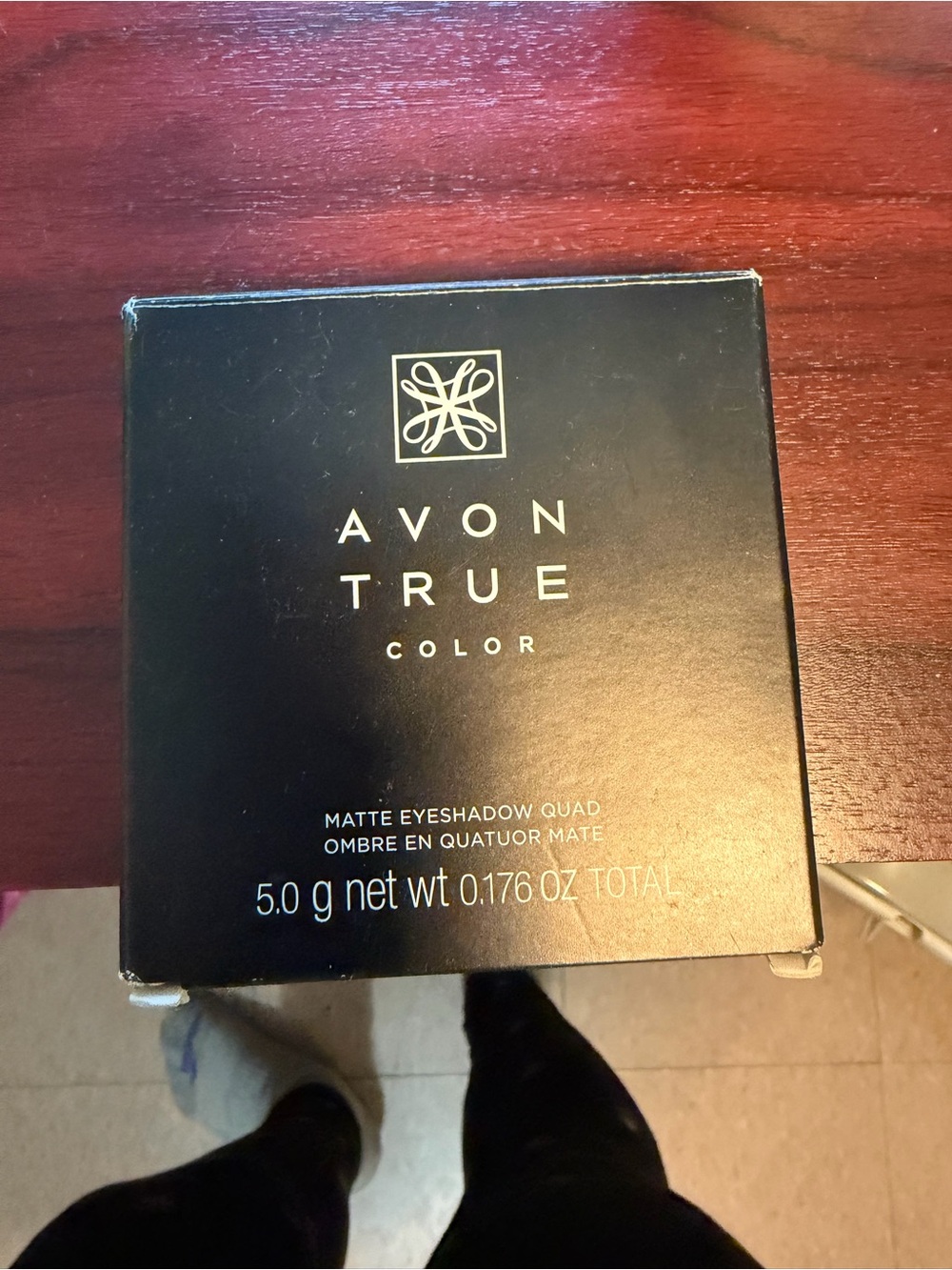 Avon True Color Matte Eyeshadow Tranquility Quad - Blue and cream color